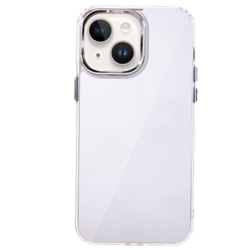 For iPhone 14 Anti-Drop Phone Case Electroplating Mirror Design TPU+Acrylic Phone Cover For iPhone 14 Anti-Drop Phone Case Electroplating Mirror Design TPU+Acrylic Phone Cover